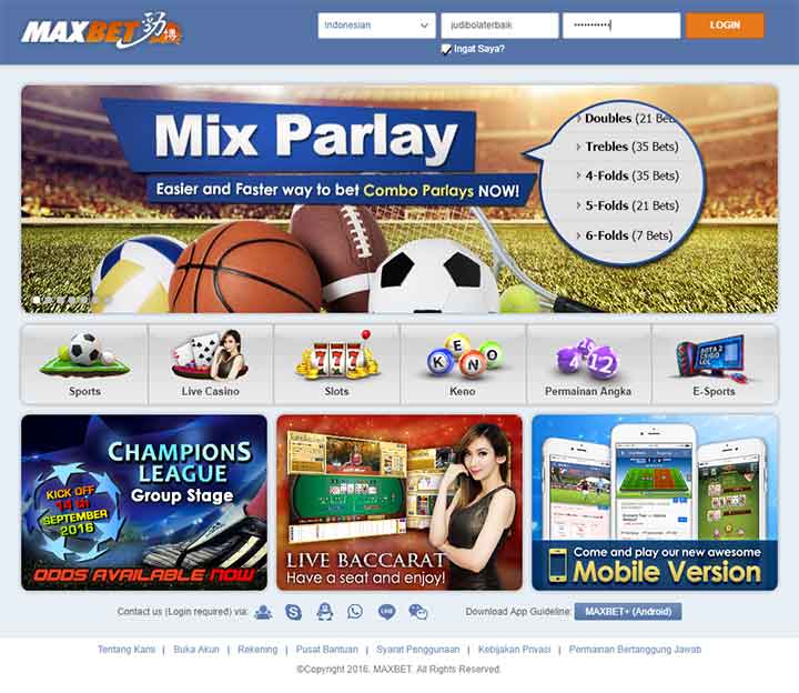 agen casino maxbet online