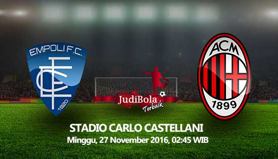 Prediksi Empoli vs AC Milan 27 November 2016